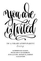 You Are Invited - Invitación de Graduación